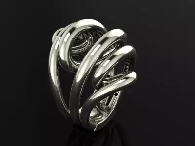De Grisogono vortice ring 3D print model