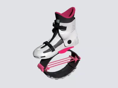 Kangoo jumps Low-poly 3D model