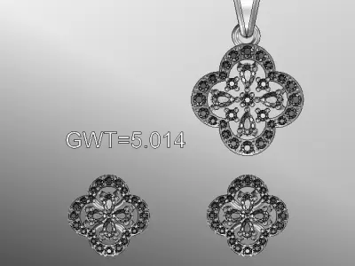 FASHION PENDENT 3D print model get