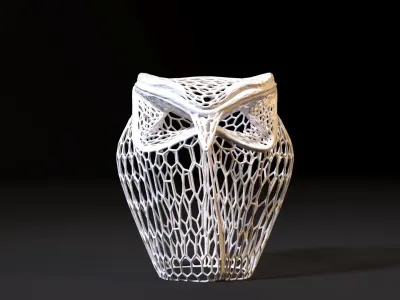 Owl lamp 3D print model
