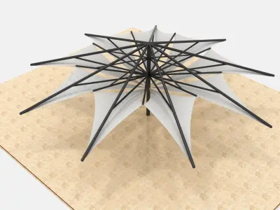 Garden Parasol 3D model