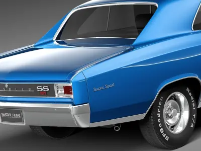 Chevrolet Chevelle SS 1966 3D model