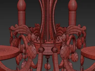 Vesuvio E Chandelier 1 1 8 601 G 3D model