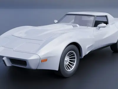 Chevrolet - Corvette Greenwood Sebring GT 3D print model
