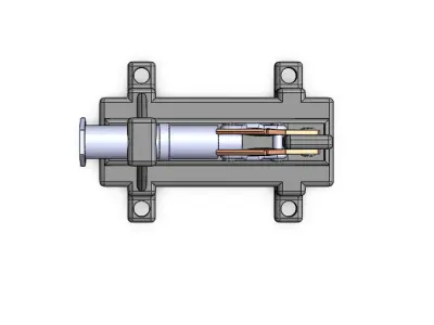 Manual Mechanical Press 3D print model