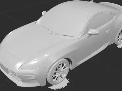 Toyota GR86 2023 high quality scanned stl model 3D model