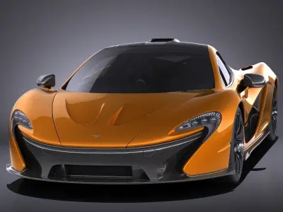 McLaren P1 Concept 2013 VRAY 3D model