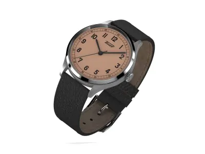 Tissot Heritage 1938 Automatic Cosc Brown 3D model