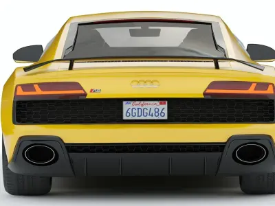 Audi R8 2019  3D model