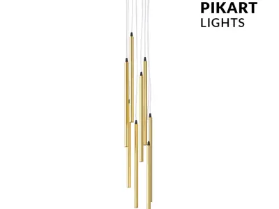 Chandelier Tubes SKU 4870 Free 3D model