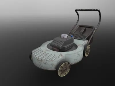 Lawn Mowers PBR 3D model