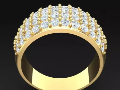 Luxury Men Rings Designs 6MR029 3D print model