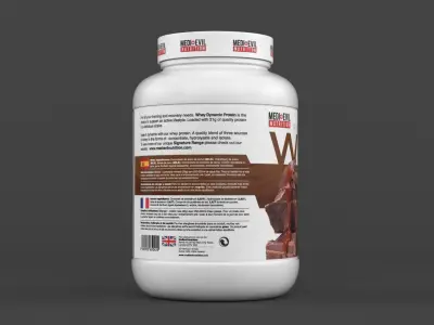 Protein Powder 3D model 140