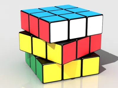 Rubik cube Free 3D model