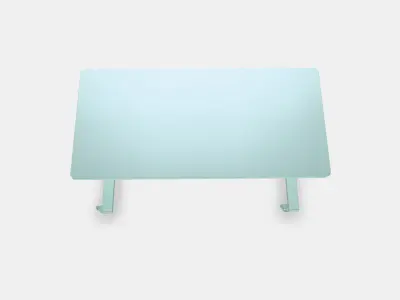 MITTZON Foldable table with castors 1 Low-poly 3D model
