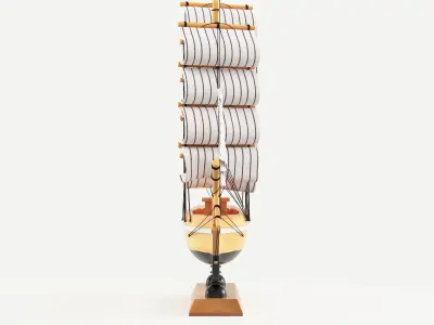 Decor Sailing Ship 3D model