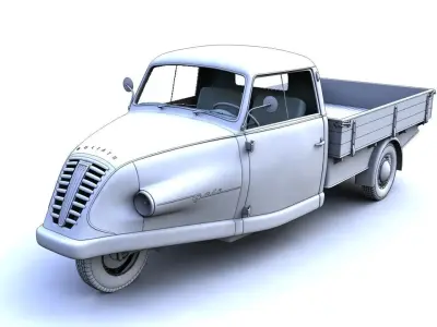 GOLIATH GOLI TIEFLADER 1955 3D model