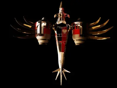 Game Ready Starship LEM Low-poly 3D model