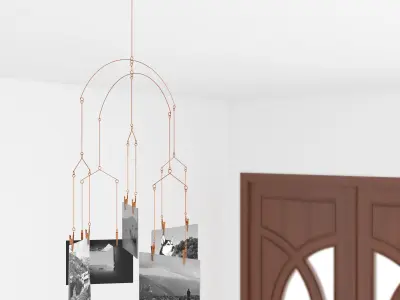 Home Decor Hanging Photos 3D model