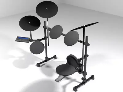 Drum Set - Electronic 3D model