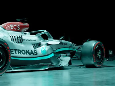 f1 2022 Mercedes-AMG W13 Low-poly 3D model