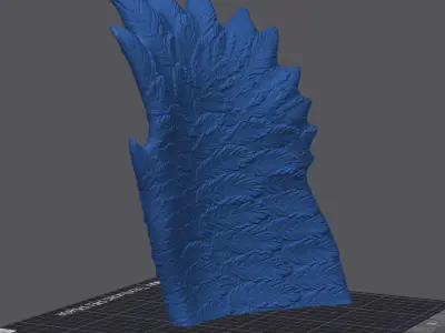 Skull lamp with eagle  open eyes 3D print model