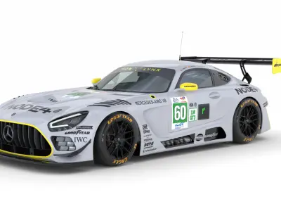 Mercedes AMG LMGT3 2025 Le Mans 3D Model 3D model