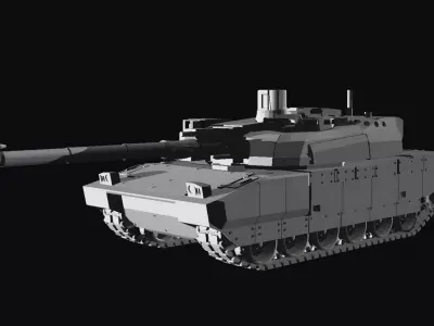 Leclerc mbt 3D print model