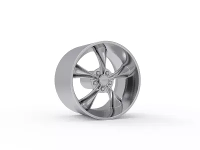 AMERICAN RACING BOSS TT WHEEL 3D PRINT MODEL 3D print model
