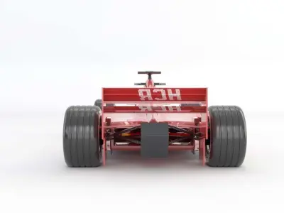 Formula 1 ferrari racing car 3D model