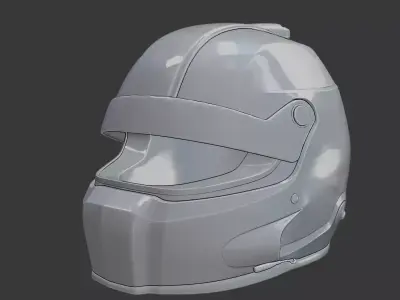 Bell HP7 Racing Helmet High-Detail 3D Printable  3D print model