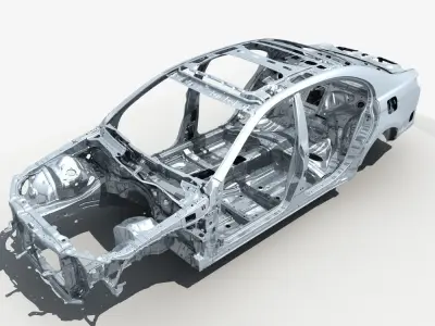 Car Frame 03 3D model