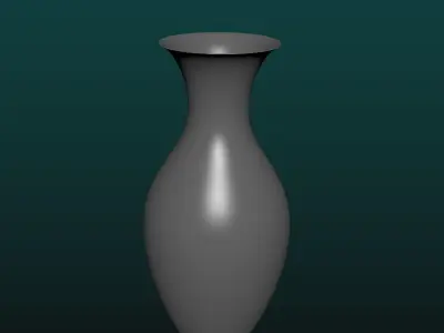  Round Flower Vase Free 3D model