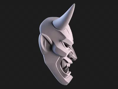 Hannya Mask 3D print model