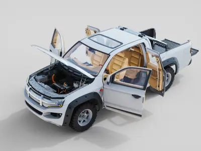 DOSCH 3D - Car Details - Electric Pick-Up 3D model