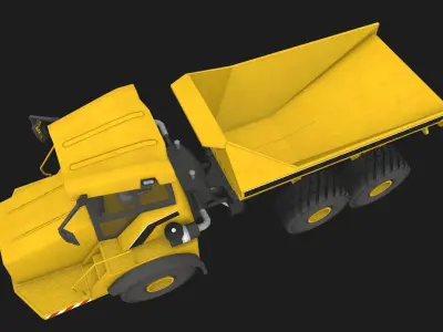 Truck M Low-poly 3D model