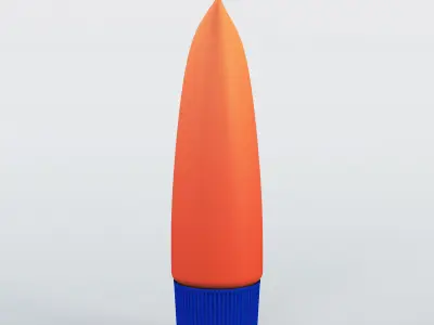 Cosmetic gel tube 3D model