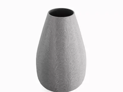 Porcelain Vase C 01 Low-poly 3D model
