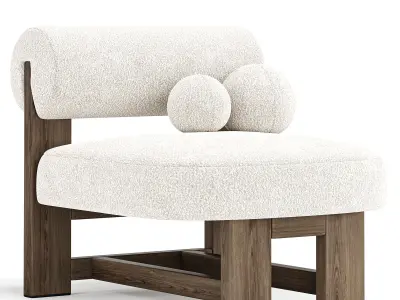 Malta Outdoor Chair By Highfashionhome 3D model