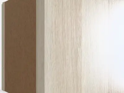 KALLAX Insert with door 4 Low-poly 3D model