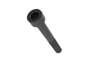 SOCKET HEAD CAP SCREW M6  LENGTH 50mm 3D model