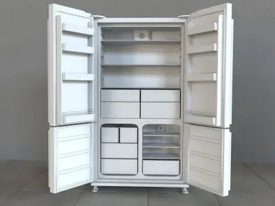 refrigerator futuristic Free 3D model