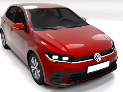 VW POLO 2021 3D model