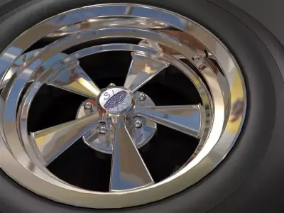 cragar s-s car wheel 3D model