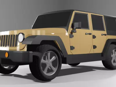 Jeep Wrangler 3D model from CGTrader
