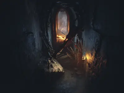 Fantasy Realm Kit I - Unreal Engine Dungeon Pack Low-poly 3D model