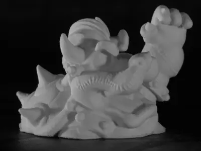 Ghoulish Mario Time - Zombie Pack Halloween 3D print model