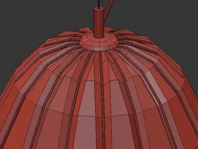 SALICE pendant light with shade 3D model