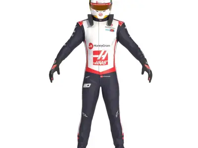 F1 Haas Suits  2024 3D model