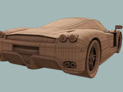 Sport Car 3D model from CGTrader - Textured